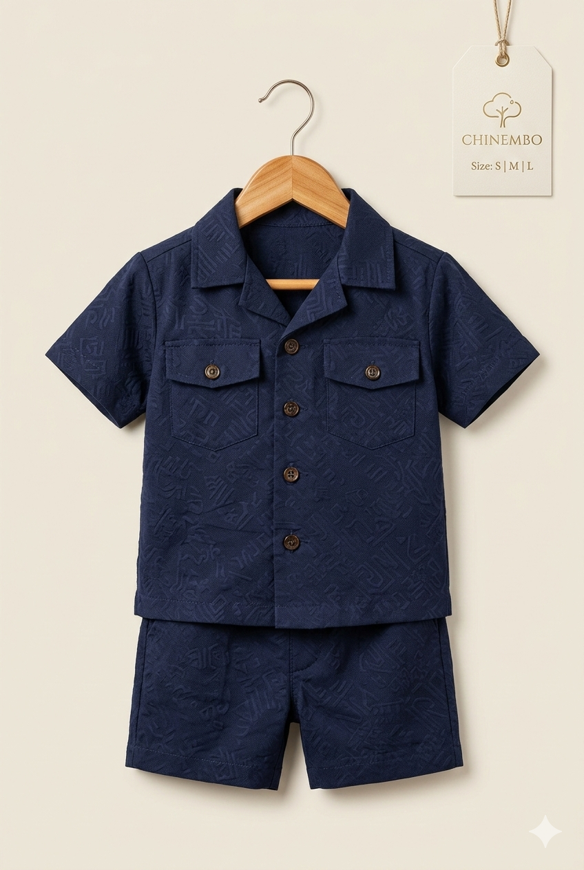 Royal Emboss Co-Ord Set