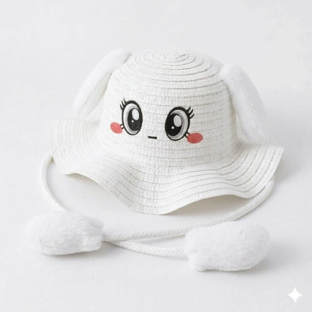White Bunny Hat