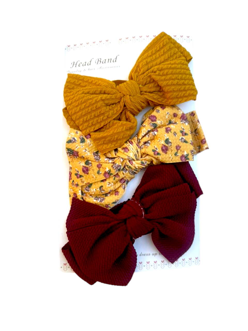 Premium Baby headbands-Pack of 3