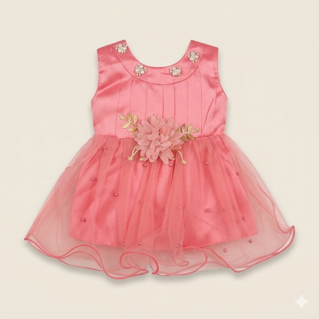 Rosette Bloom Baby Dress
