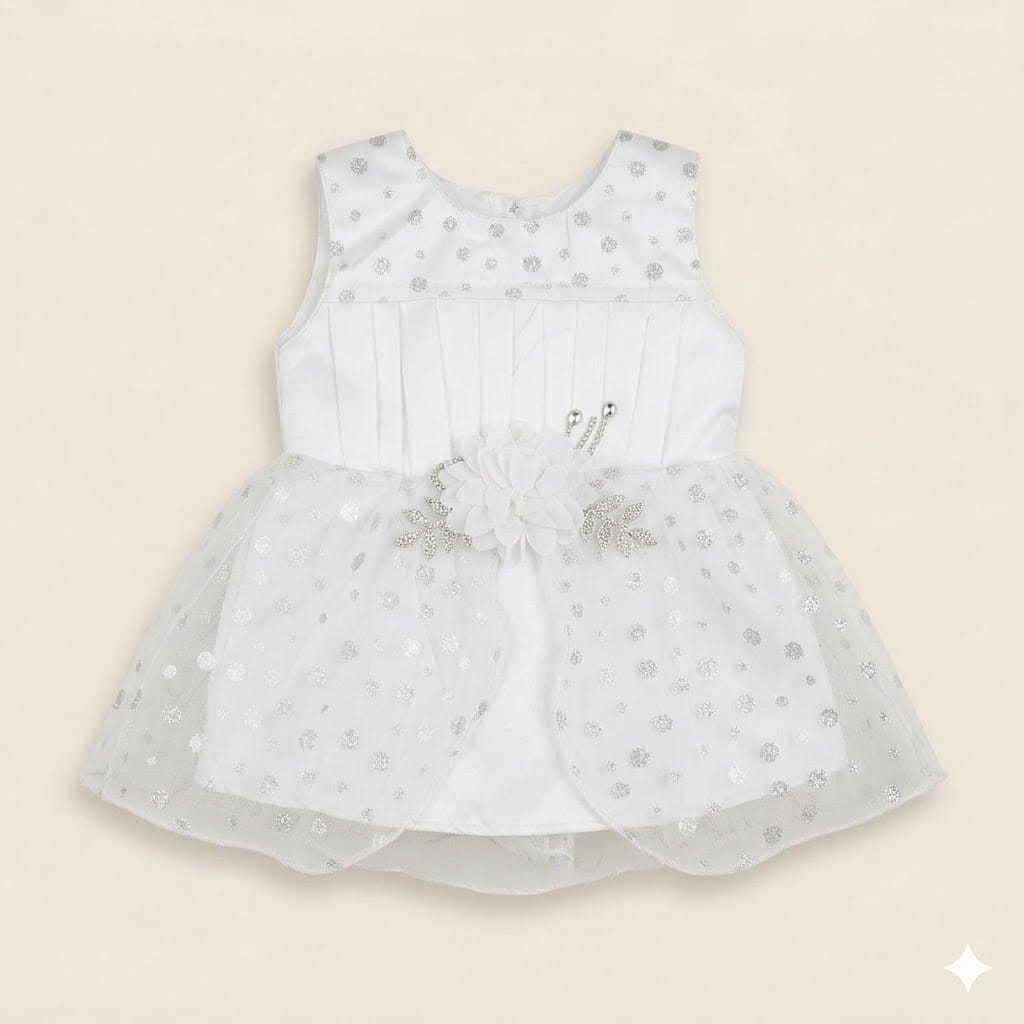 White Blossom Baby Dress