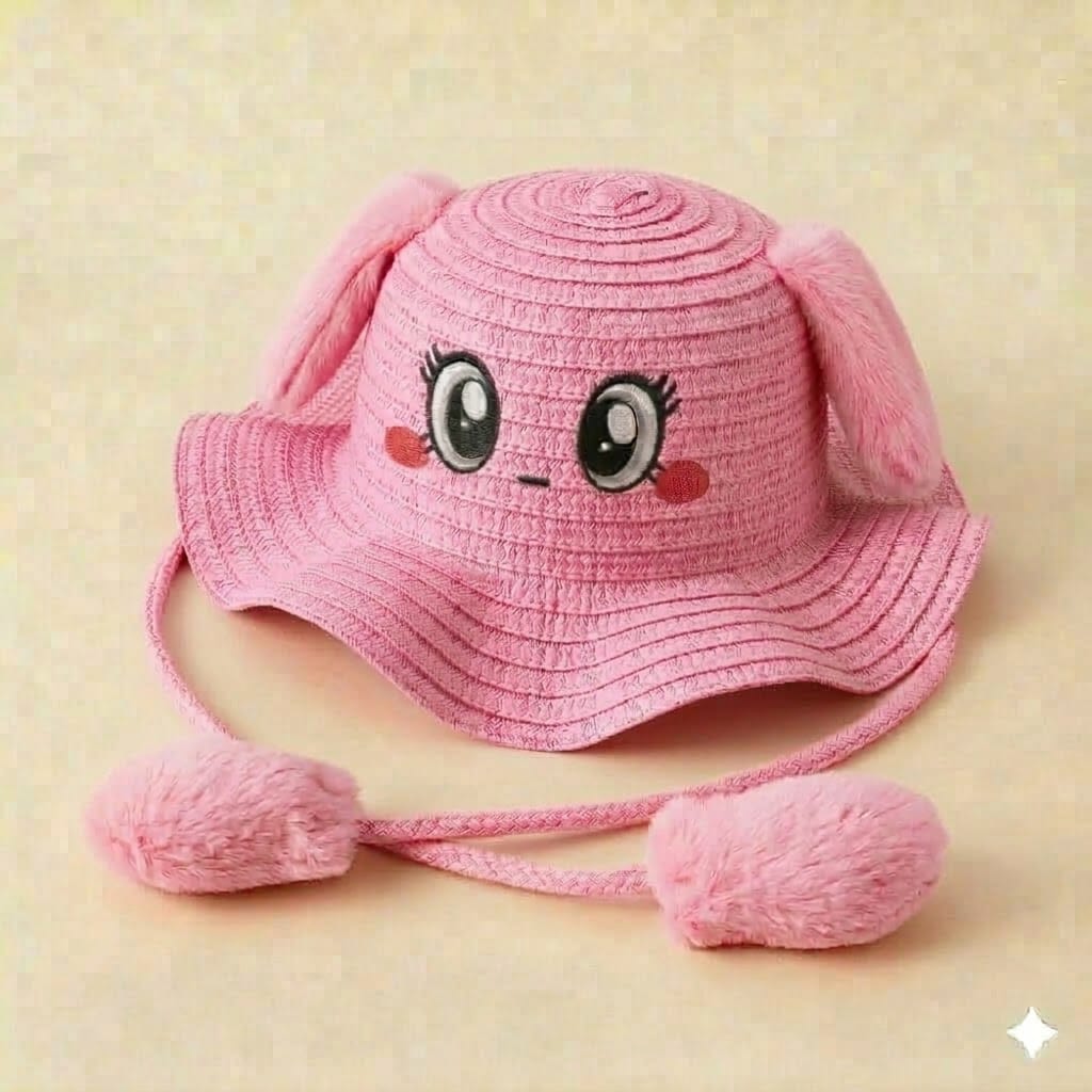 Pink Bunny Hat