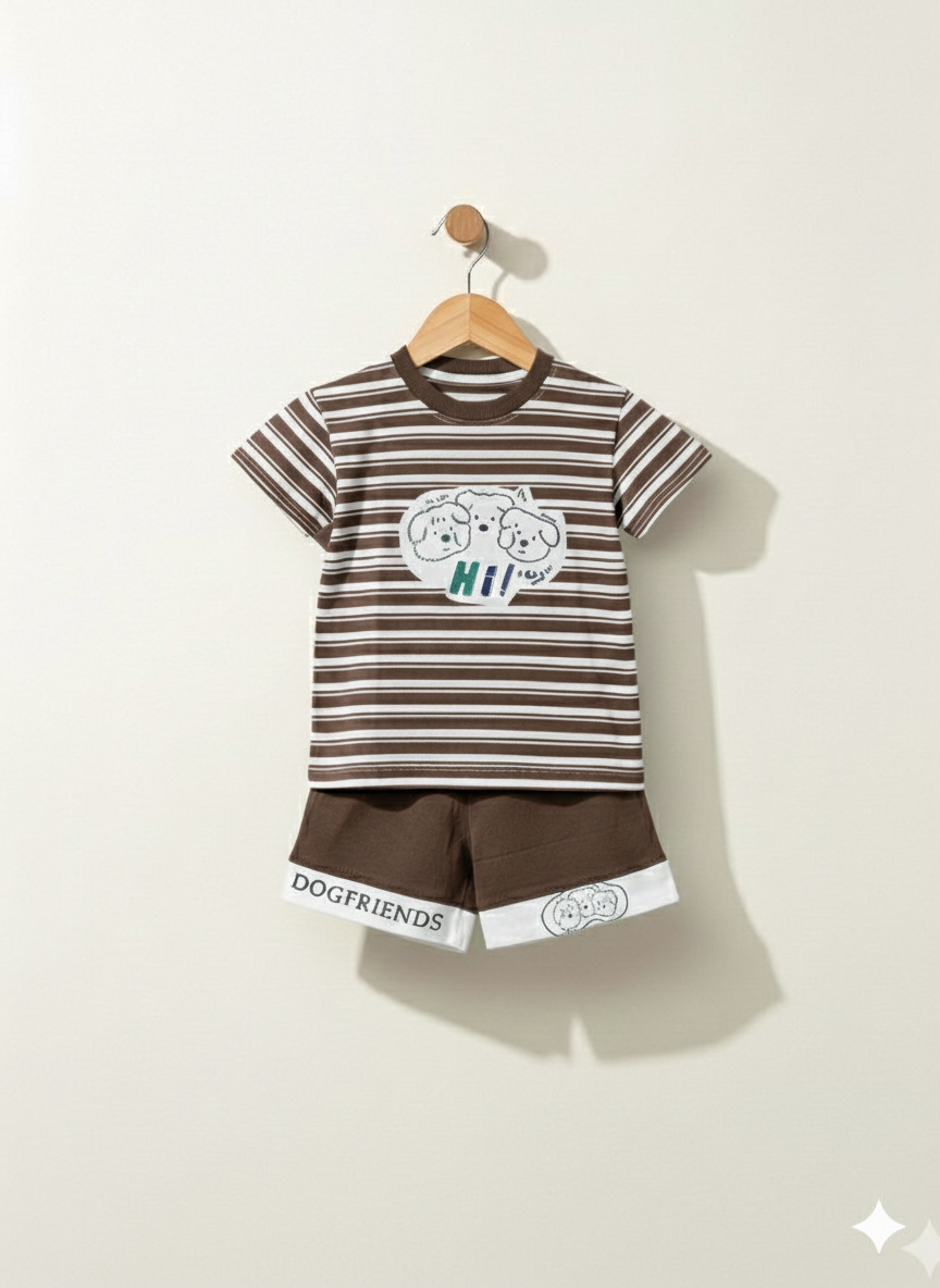 Little Buddy Striped Set