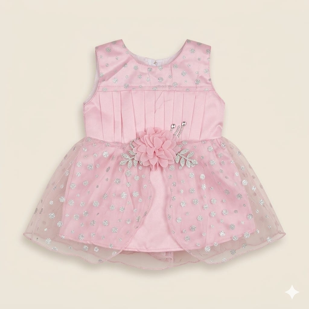 Sparkle Blossom Baby Dress