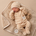 Cozy Bear 5-Piece Sherpa Newborn Set-Skin