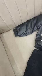 Boys' Fur-Lined Faux Leather Biker Set