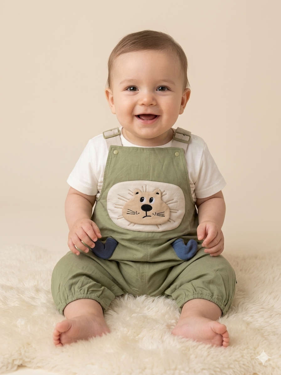 Little Cub Dungaree Set