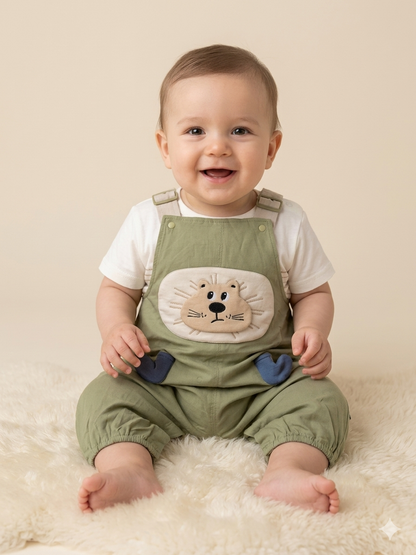 Little Cub Dungaree Set