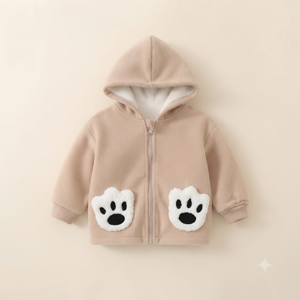 Cozy Bear 3-Piece Fleece & Puffer Tracksuit