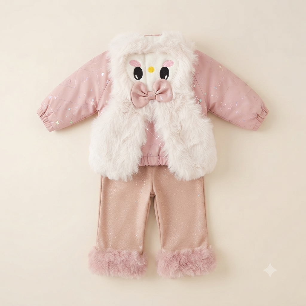 🎀 Blush Bunny Luxe Winter Set