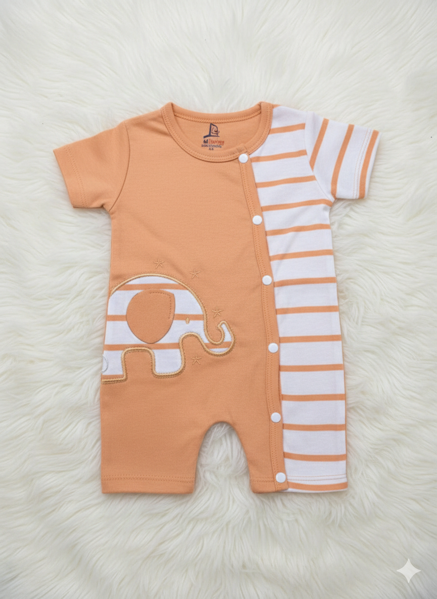 Tiny Elephant Cuddle Romper