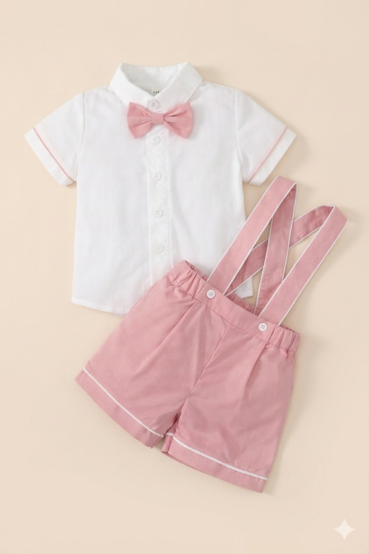 Sweet Gentleman Shorts Set