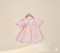 Butterfly Bow Dress Baby Pink