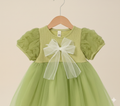 Butterfly Bow Dress Green