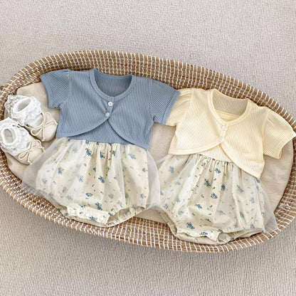 Blossom Breeze Baby Romper Dress