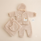 Cozy Bear 5-Piece Sherpa Newborn Set