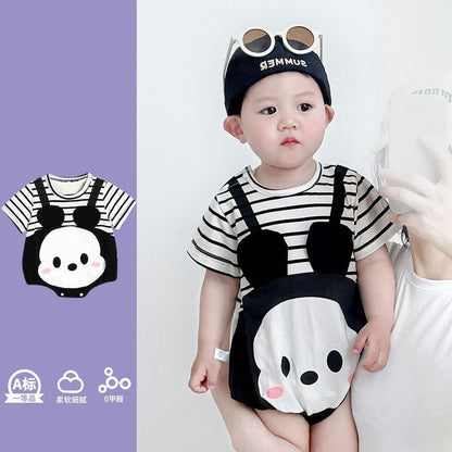 Panda Peek Baby Romper