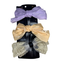 Princess Oversized Bow Clips Embroidered