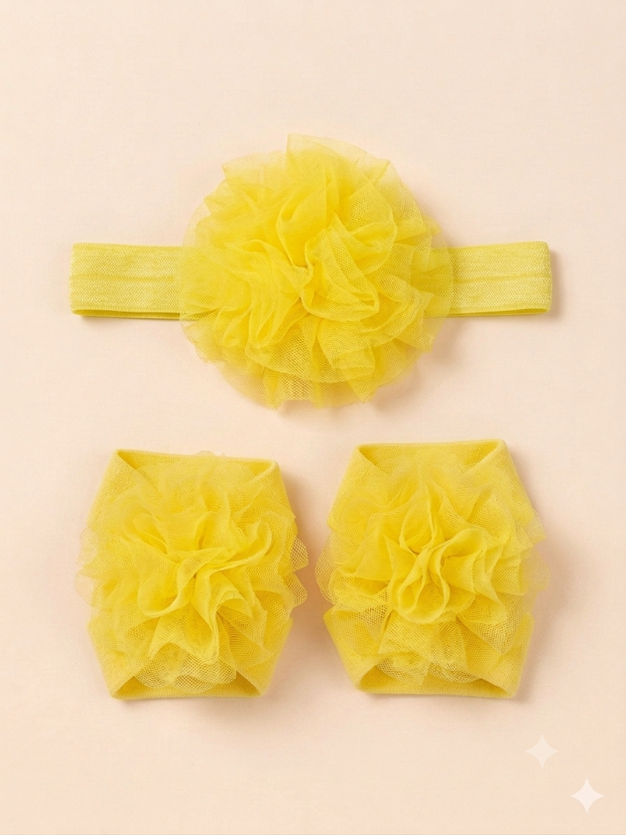 Sunshine Headband & Barefoot Set