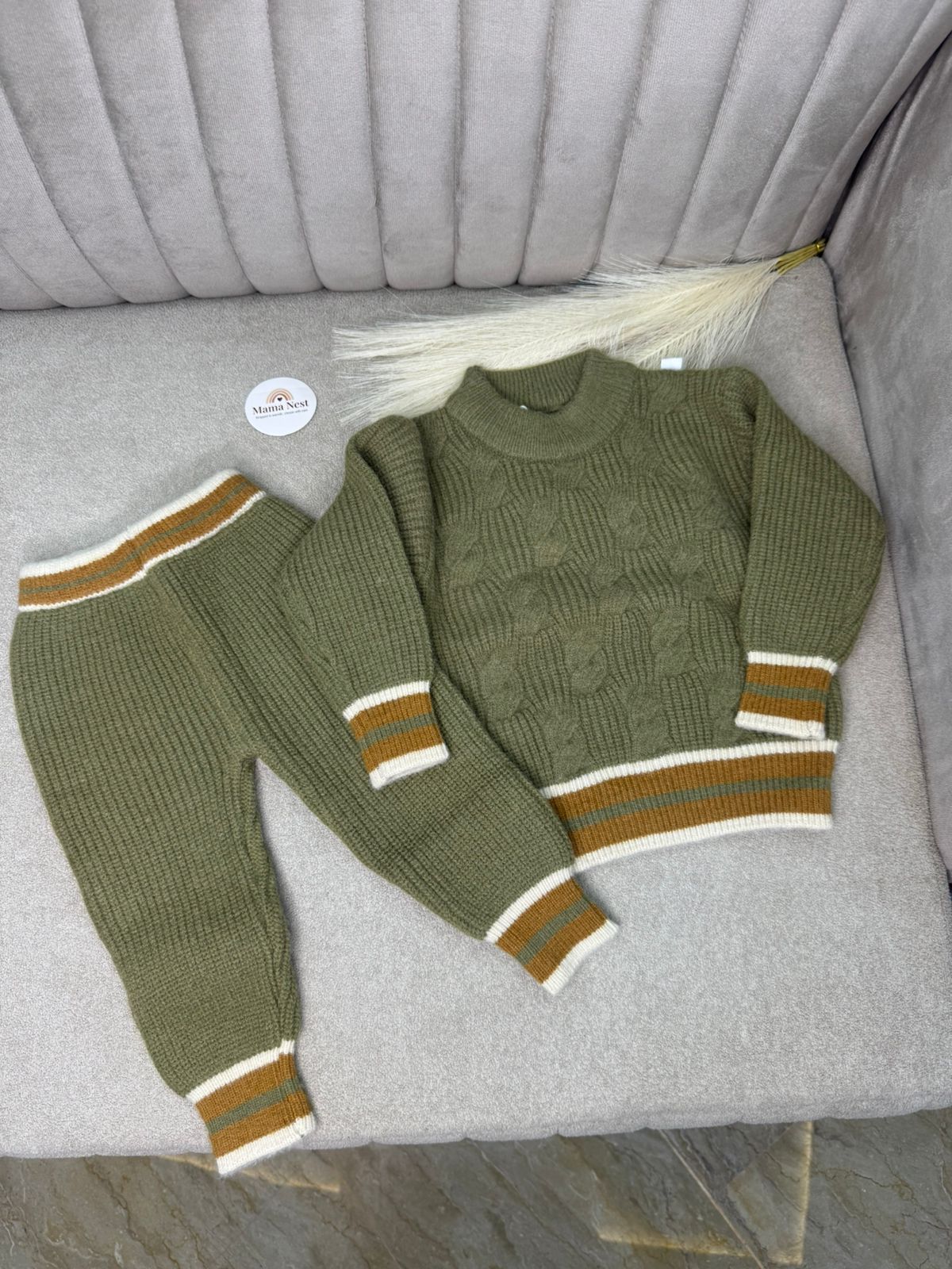 Forest Charm Wool Knit Set