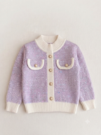 Lavender Pearl Button Cardigan 💜