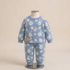 Blue Bunny Fleece Set for Kids