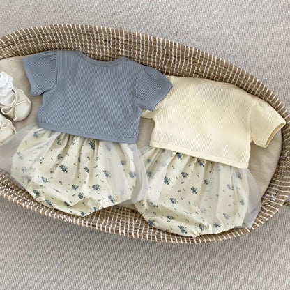 Blossom Breeze Baby Romper Dress