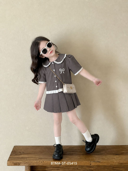Classic Pearl Skirt Co-ord Set