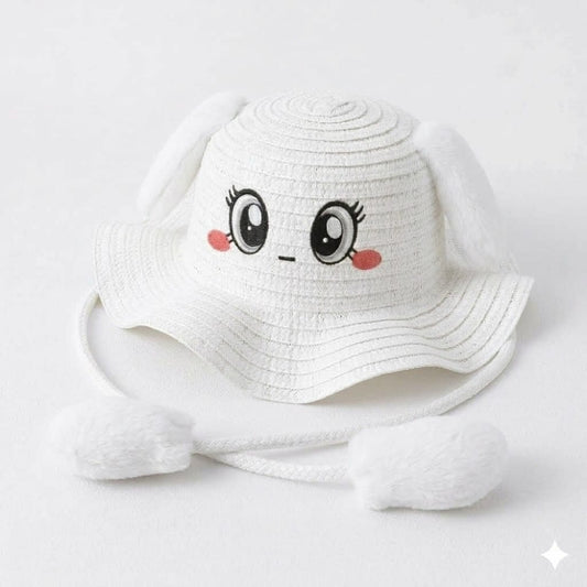 White Bunny Hat