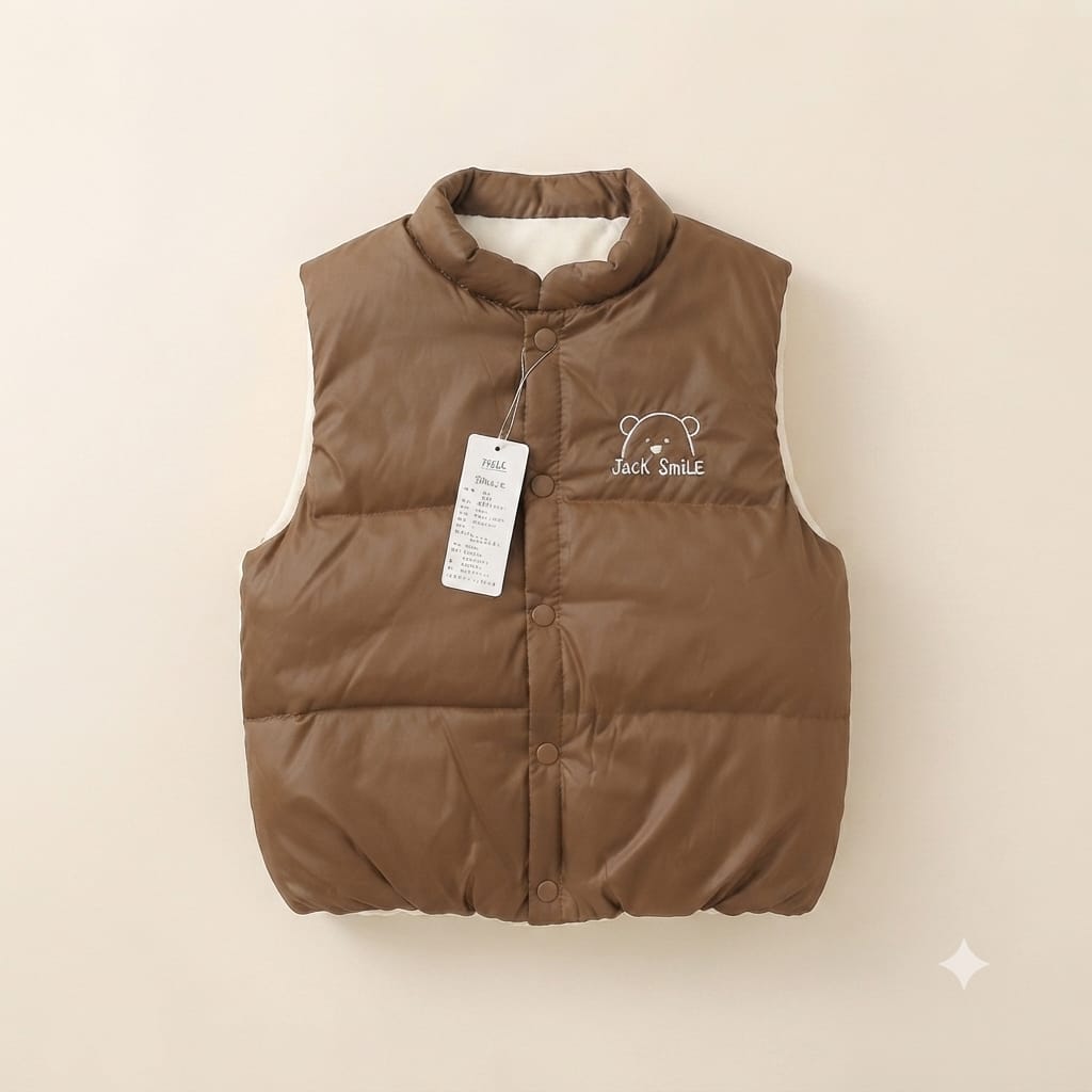 Cozy Bear 3-Piece Fleece & Puffer Tracksuit