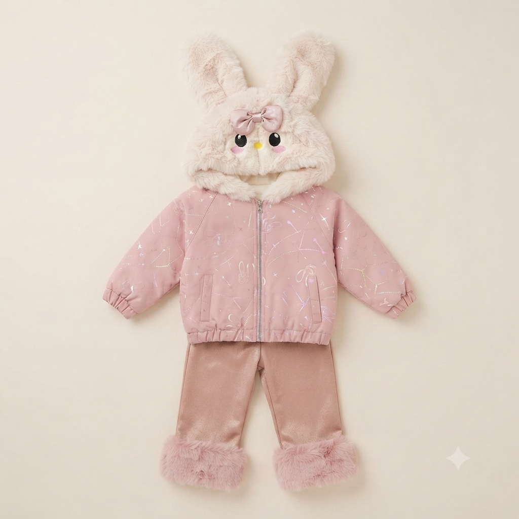 🎀 Blush Bunny Luxe Winter Set