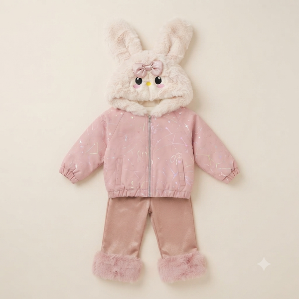 🎀 Blush Bunny Luxe Winter Set