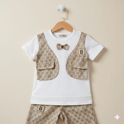 Mini Gentleman Vest Co-ord Set