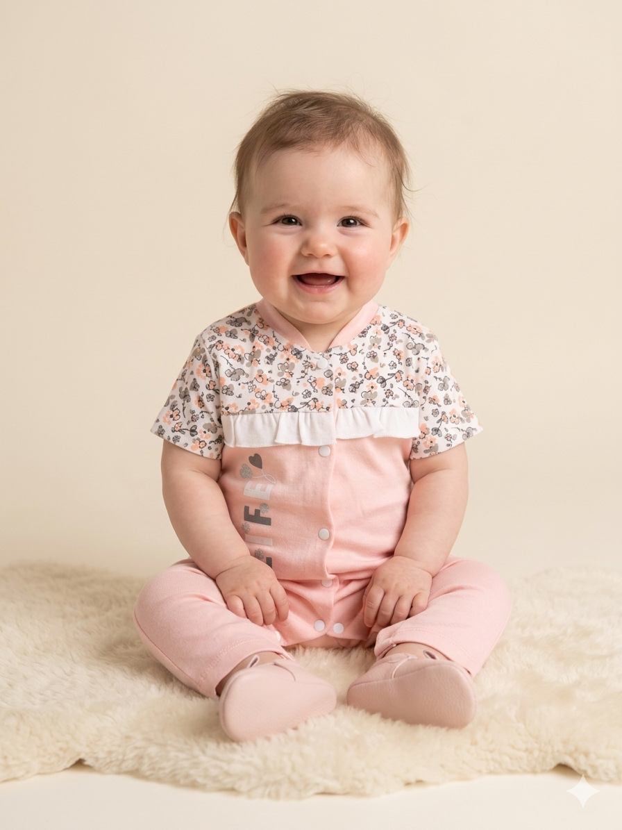 Little Life Frill Romper
