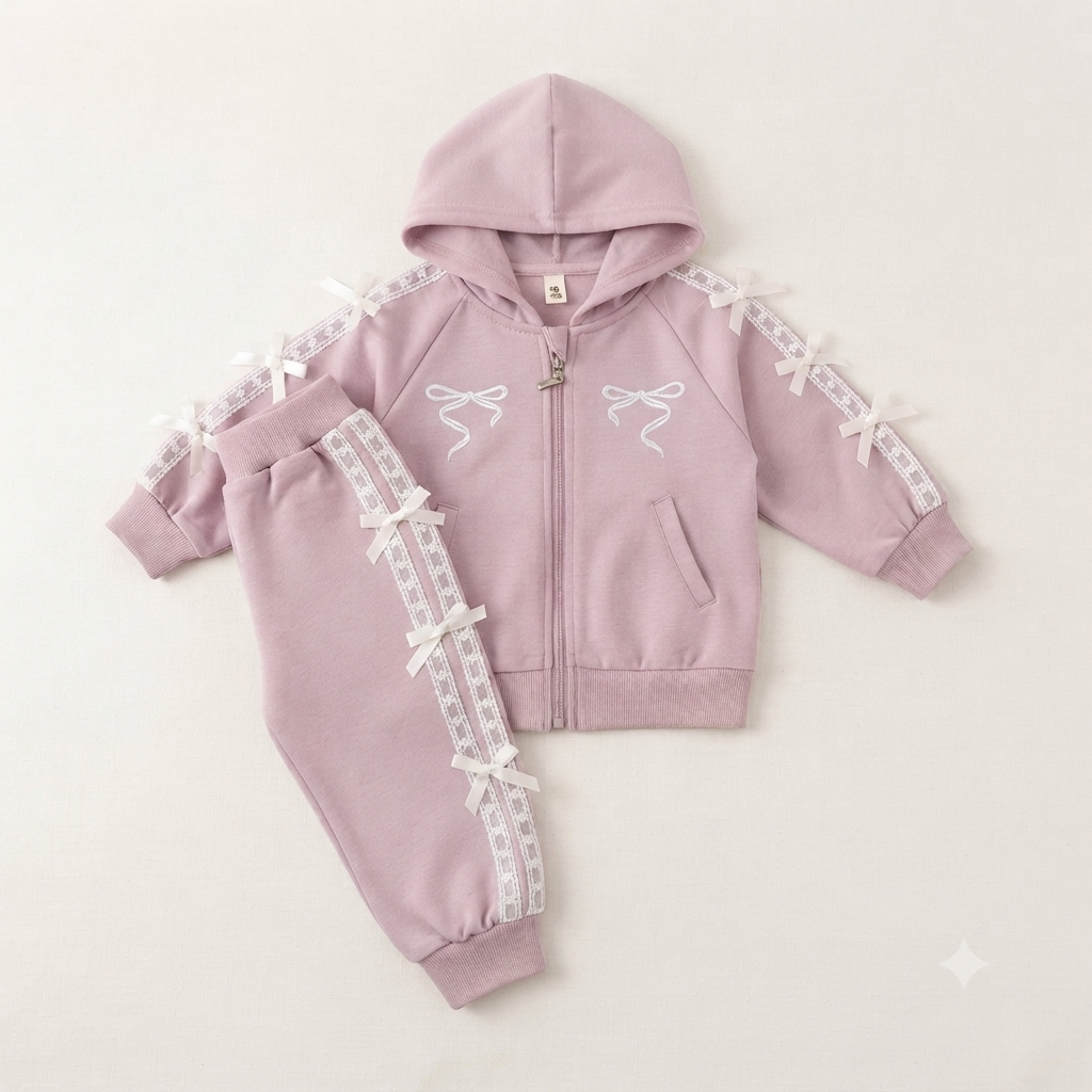 Darling Ribbon Mauve Tracksuit