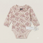 5 Piece Baby Floral Bodysuit & Leggings Set Velvet