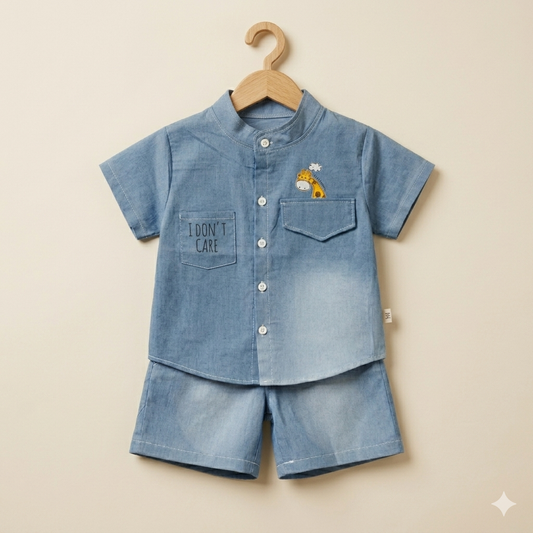 Little Explorer Co-ord Set – Sky Blue
