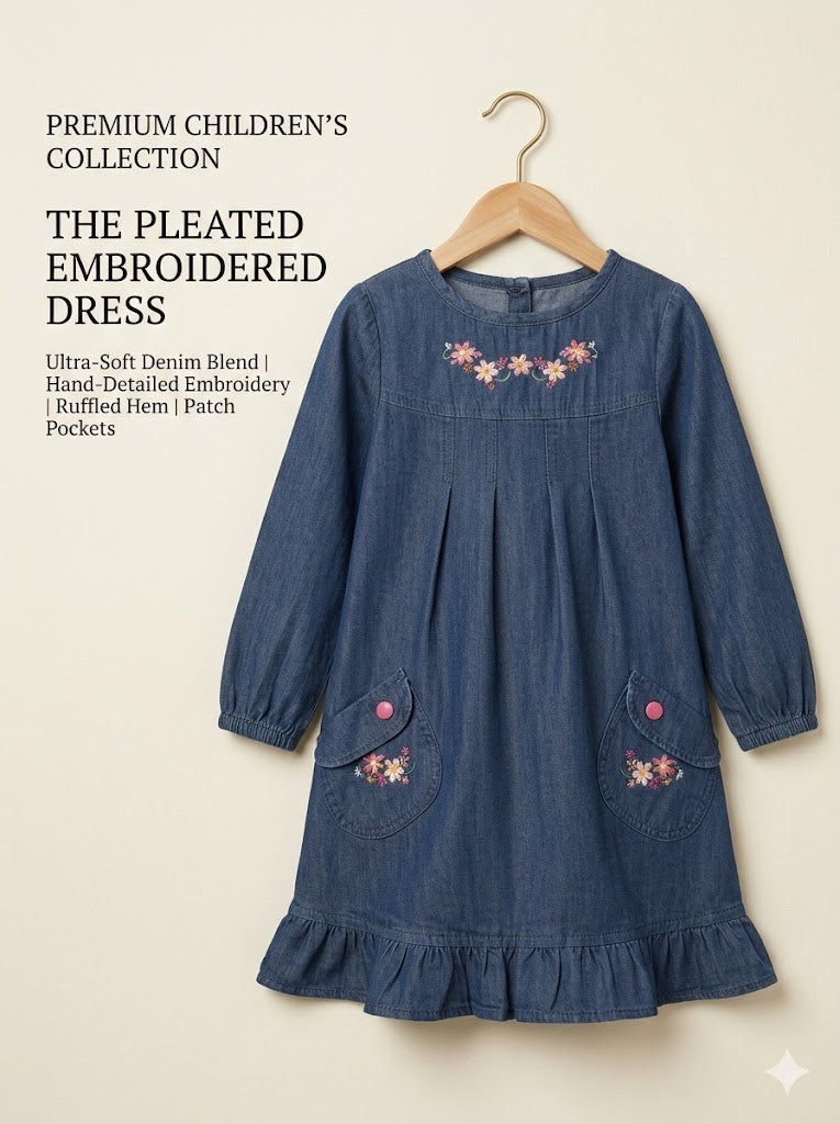 Embroidered Floral Frock