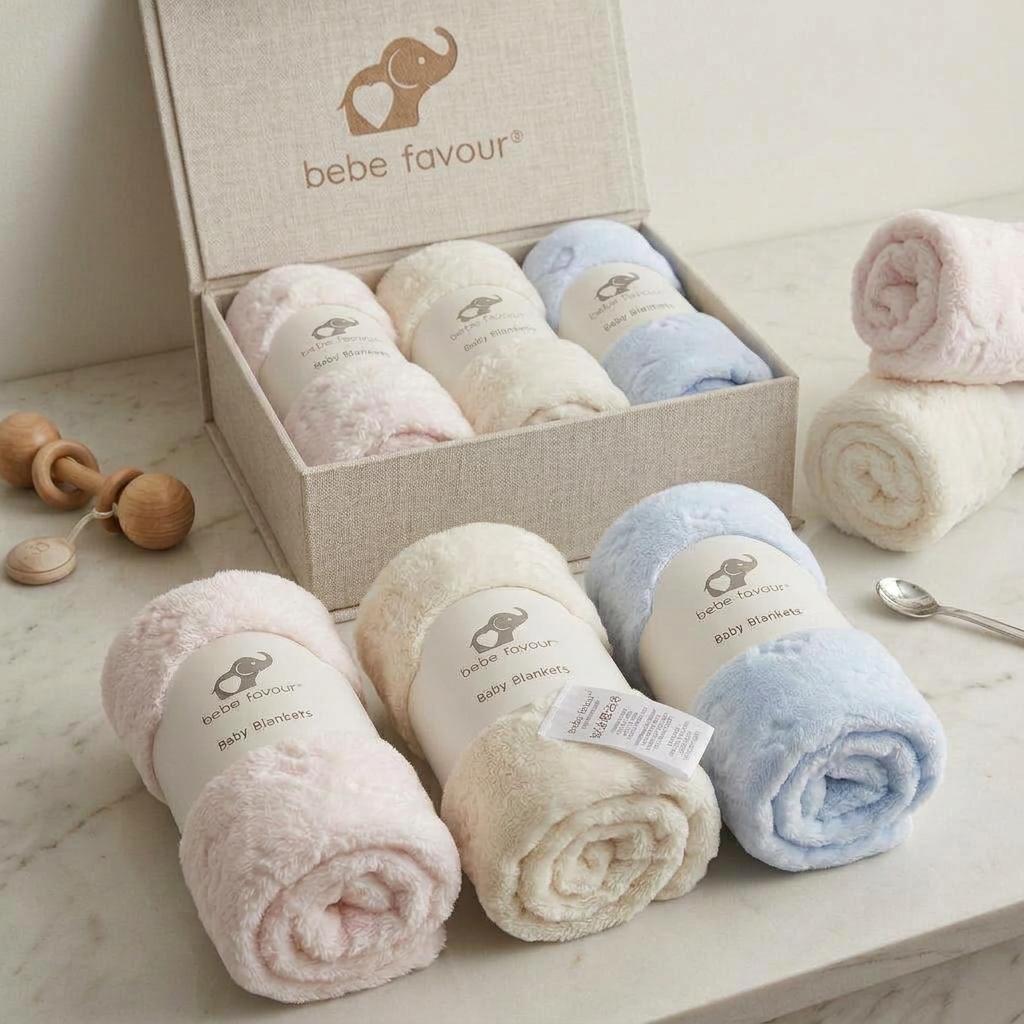 Bebe Favour Premium Ultra-Soft Infant Blanket