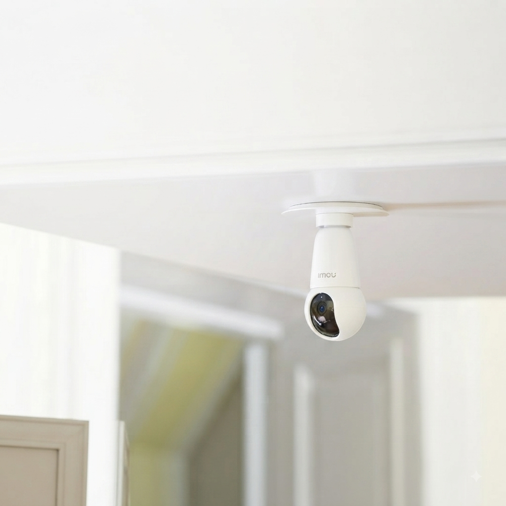IMOU Bulb Cam 2C – 2K Baby Monitor Camera | 1-Year Warranty