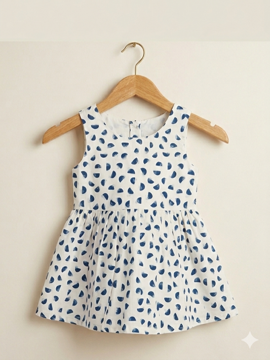 Blue Petal Summer Dress