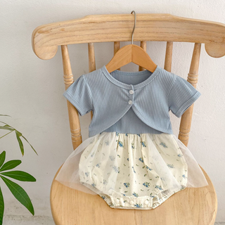 Blossom Breeze Baby Romper Dress