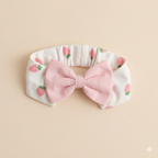 Sweet Strawberry Bow Romper with hairband