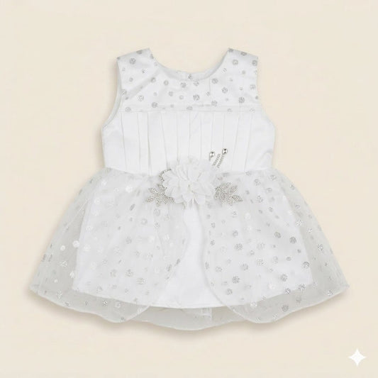 White Blossom Baby Dress