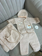 Cozy Bear 5-Piece Sherpa Newborn Set