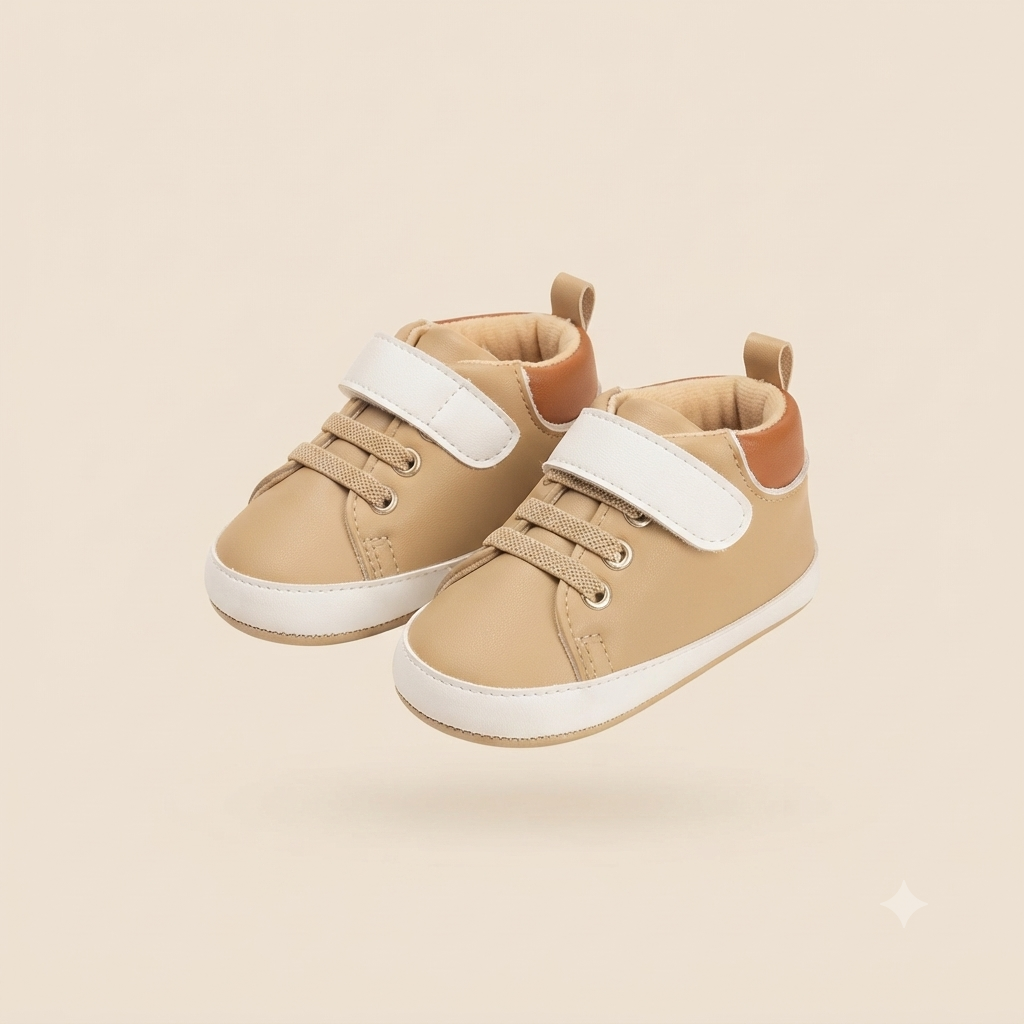 Toddler Neutral Everyday Soft-Sole Shoes- Brown