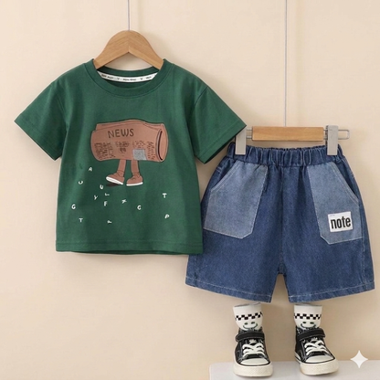 Little Reporter Denim Set 📰