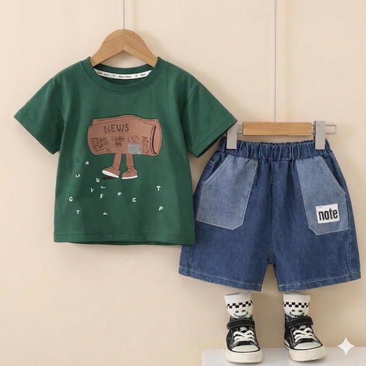 Little Reporter Denim Set 📰