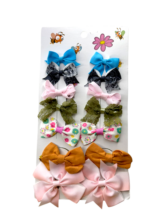 Elegant Bow Clips