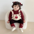 Little Whispers Knit Set Maroon